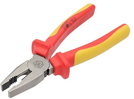MichaelPro MP003066 8-Inch Insulated Combination Plier, 1000V VDE Certified, Jaws Hardness HRC58 to 62, Two-Toned Anti-Slip Handle, Made in Taiwan