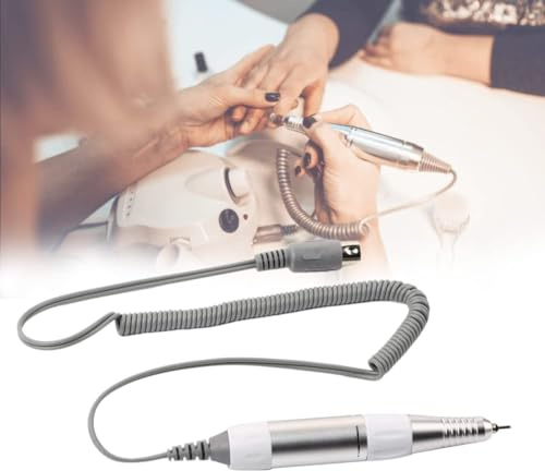 mumisuto Fresa per Unghie Professionale, Lima per Unghie Elettrica, Macchina per Unghie Acriliche Gel, Nail Drill, Manicure e Pedicure Elettrico per Casa Salone Regalo per Ragazze Donne (Argento)