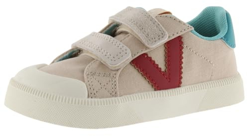 victoria Sneaker Unisex Oliver Barefoot Multicolore Tela & Chiusure A Strappo 1356104 per Bambini Beige 25