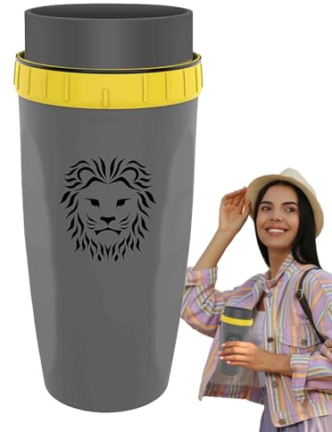 Taza Twist Top: pajita giratoria de 300 ml, taza de café de viaje, taza térmica a prueba de fugas, recipiente portátil para bebidas | Para llevar bebidas, estudiantes, niñas, mujeres, al aire libre