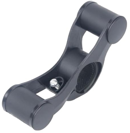 GRIRIW Extensión de Manillar para Bicicleta de Plástico Negro Función de Montaje para Cámara y Expansión de Almacenamiento, Accesorio Adecuado para Ciclismo Urbano