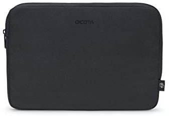 DICOTA ECO Sleeve BASE Laptop Case - protection from scratches and damage, made from recycled PET bottles, 14-14.1 inches, black