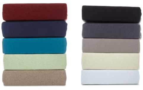 Winterflausch Boxspringbett Spannbettlaken | Spannbetttuch Teddyflausch 80% Baumwolle & 20% Mikrofaser | OEKO-TEX®Standard 100 - In vielen Größen und Farben | 180 - 200 x 200 - 220 cm Nougat