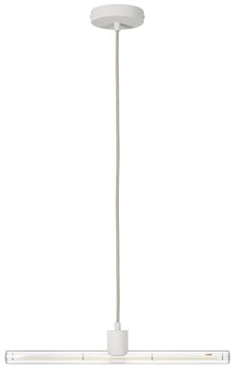 creative cables - Lampada a sospensione esse14 con attacco S14d - Senza lampadina, Bianco