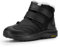 FitVille Herren Winterstiefel Extra Weit Winterschuhe Warm Gefüttert Schneestiefel mit Klettverschluss Winter Kurzschaft Stiefel Breit Rutschfest Wasserdicht Outdoor Boots, Schwarz, 45 EU X-Weit
