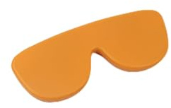 Lups – Funda para Gafas de Vista o Sol de Silicona Flexible, Ultraligera - 29g - Protección Resistente y Lavable, Diseño Universal Adaptable, Estuche Compacto | Clear Brown