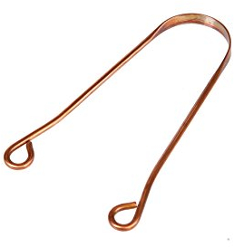 Clearly COPPER, gratta e pulisci lingua ayurvedico | rame resistente al 100% puro, costruito per durare, senza BPA | Cura orale naturale e rimedio per l'alitosi. Rimuove batteri e tossine.