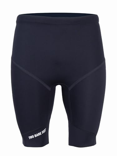 Two Bare Feet Men’s 5/3mm Buoyancy Shorts with Taped Seams – Neoprene Swim Training Shorts for Open Water Swimming & Triathlon – Floating Wetsuit Shorts