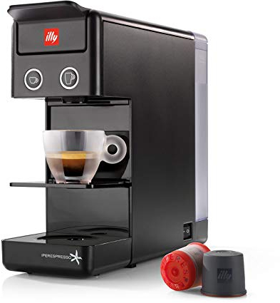 illy Macchina da Caffè a Capsule Iperespresso Y3, Nero