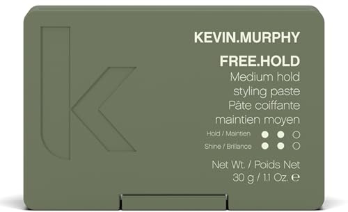 KEVIN.MURPHY FREE.HOLD - Hair Styling Paste - For All Hair Types - Medium Hold - Breakage Prevention - Styling Product - Paraben Free Hair Care - 30 g / 1.1 oz