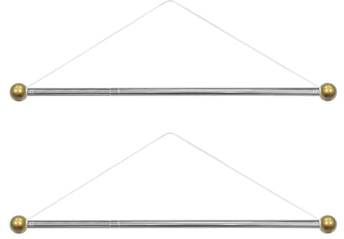 Tapestry Hanging Telescopic Rod 11-20 inch for Lightweight Aesthetic Tapestries Room Deco Scalable Wall Hanging Bar Banner Hanger Pole 2 Pack