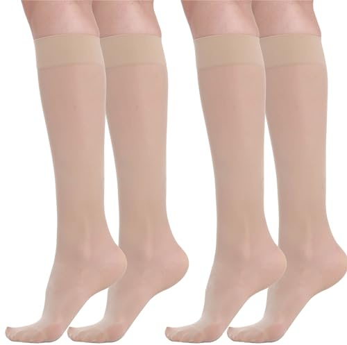 BeOnTop Gambaletti Compressione Graduata Donna 70 Denari 2Pz - Calze Compressione 17-18 mmHg, Riposanti, Contenitive, Elastiche Per Vene Varicose, Comfort Support Line - Made in Italy