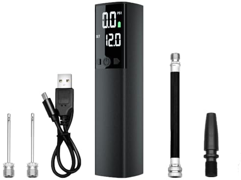 Elektrische Luftpumpe mit Digitalem Display – Tragbare, Schnelle und Multifunktionale Aufpumpmaschine für Basketball, Fußball Volleyball und Schwimmreifen