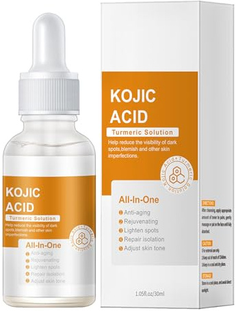 KOAHDE Huile Pour Le Visage Au Curcuma,Sérum de Soin Quotidien,Sérum Correcteur de Taches Brunes pour le Visage,Correcteur De Taches Brunes,Tonique éclaircissant au Curcuma pour la Peau,1PC