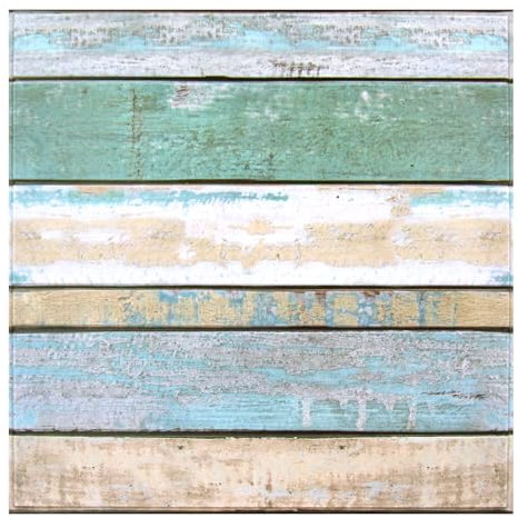 COMSTICKC Paneles de pared 3D adhesivos efecto madera, Verde Vintage,10 piezas, 30 x 30 cm, paneles de PVC imitación madera, pegatinas de pared 3D imitación madera, impermeables