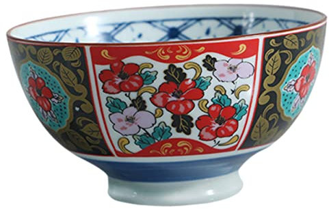 Warmhm Ciotola Ceramica Giapponese Stile Court Multifunzionale Per Zuppe e Insalate Accessorio Cucina Casa Design Unico e Pratico