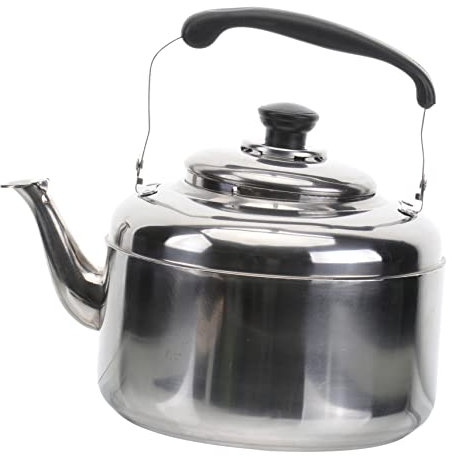 Alipis Hervidor De Agua Silbato Tetera Espesa Unidad Calienta Agua Adecuado Para Gas y Inducción