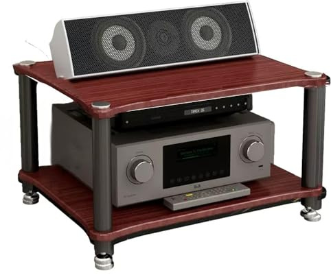 Multifunzionale 2/3/4Tier Audio Storage Rack HiFi Media Stand Mensola angolare per componenti di intrattenimento Design in marmo Torre audio Elegante organizzatore audio.