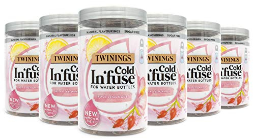 Twinings Cold Infuse Rose Lemonade, New Improved Taste, 72 Teabags (Multipack of 6 x 12 Infusers)