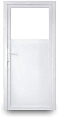 EcoLine Nebentür - Nebeneingangstür - Tür - 2-Fach, 1/3 Glas, 2/3 Füllung, außenöffnend innen weiß/außen: weiß BxH: 1000 x 2000 mm DIN Rechts