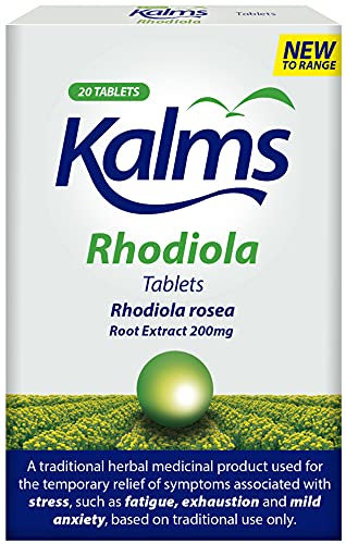 Kalms Rhodiola, 20 Tablets - Temporary Relief From Fatigue And Exhaustion Associated With Stress