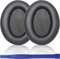 Aiivioll WH-1000XM3 Ohrpolster, Kompatibel mit Sony WH-1000XM3 Over-Ear-Kopfhörern, Headset Ohrpolster Ersatzteile, Memory Foam Protein Leder-Ohrpolster,Ohrmuscheln, Reparaturteile(Schwarz)