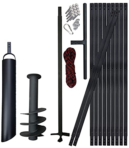 PWSAM Acier allié Mèche de puits - 180 mm - 12 m - Avec plunscher 110 mm