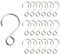 YIEUR 200 Stück S Form Mini Haken Edelstal Drehbare，25mm S Haken Kugelaufhänger S Haken Vorhanghaken Stabile Clips zum Aufhängen für Kristall Perlen Vorhang Gardinen Windspiele Blumentöpfe