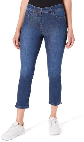 Caroll Pantalon Slim Pantacourt Denim Moyen 42