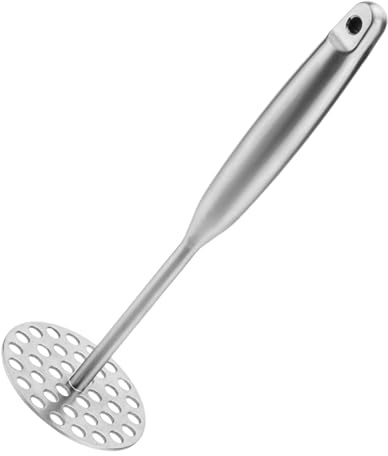 Potatismosare - Rostfritt stål Stansskärare Långt handtag Potatismosare, 25,5 x 8,6 cm/10,04 x 3,39 tum Gourmetverktyg, Matlagningsprylar för fruktkrossning, krossar