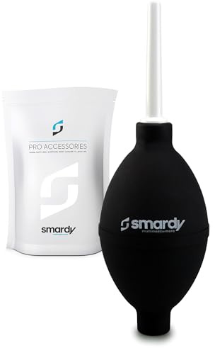 smardy Soffiatore d'Aria di Pulizia, Taglia L, Obiettivo Polvere Pulitore per Fotocamera DSLR Sensore, Tastiera, Smartphone