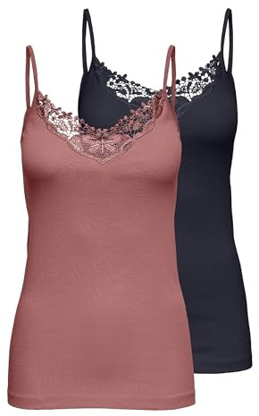 ONLY Onlkira Lace Singlet 2Pack Noos