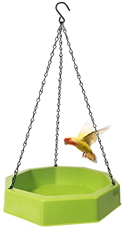 Vogeltränke Hängend Klein, Vogelbad Garten Gross, Vogelbad Garten Hängend, Wildvogeltränke Garten Wasserschale Für Vögel Insekten Außen Balkon Käfig Wasserspender Aus Kunststoff Bird Bath (A)