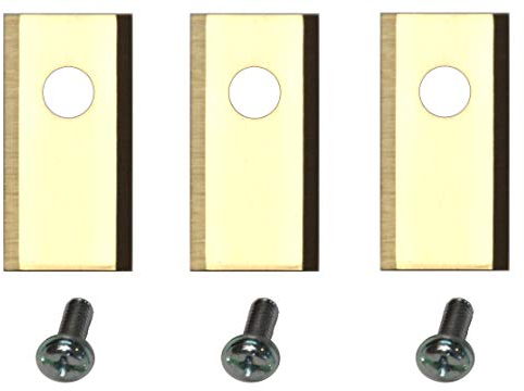 Genisys 9X Titan Ersatz Messer Klingen kompatibel mit Parkside Smart Mähroboter - LongLife - 1-Loch bruchsicher [DIN EN 50636 geprüft] - mit Schrauben