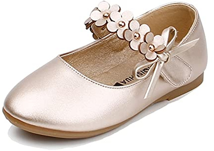 Filles Ballerines Chaussures Enfant en Bas âge Petite Grande Fille Mary Jane Chaussures Chaussures Étudiants Chaussures en Cuir Enfants Chaussures de Princesse Communion Mariage