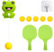 DAWRIS Tischtennis-Trainer-Set zum Aufhängen für den Innenbereich, Tischtennis Trainer Kinder Tischtennisset Trainingsgeräte für den, Ping Pong Set mit 5 Tischtennisbälle und 2 Tischtennis Schläger
