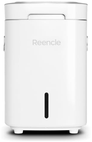 Reencle Prime Electric Composter - 14L Kitchen Composter, Decomposes Up to 2.2 lbs Food Waste Daily, Odorless Indoor Composting with Whisper-Quiet Technology & Rapid Decomposition (White)