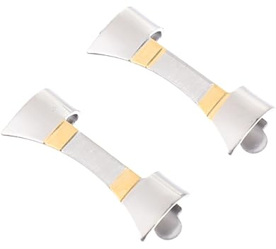 Warmhm Connettore per Cinturino Orologio 20Mm in Acciaio Inossidabile Estremità Cinturino Fai da Te Adattatore Resistente per Riparazione e Personalizzazione Cinturini Uomo Donna