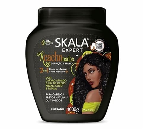 SKALA Crema Balsamo Accoglionato 1000 ml - Definizione di Ricci e Onde - Idratazione Intensa, Controllo Crespo e Lucentezza Naturale - Formula Vegana per Capelli Ricci e Ondulati