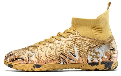 Boys Girls Astro Turf Football Boots Kids High Top Professional Football Trainers Indoor Soccer Shoes Sport Sneakers
