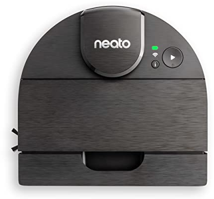Neato Robotics D9 - Intelligenter Saugroboter - Lasernavigation - 200 Minuten Laufzeit - 700ml Staubbehälter - für Hartböden, Tierhaare und Teppiche