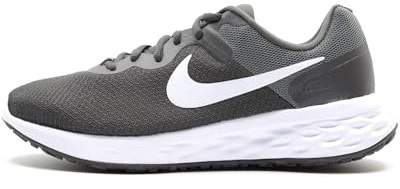 Nike Revolution 6, Scarpe de Gimnastica Uomo, Iron Grey White Smoke Grey Black, 42.5 EU