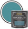 Rust-Oleum kratzfeste Kreidefarbe Bodenfarbe in mattem Finish -Petrol 2.5L