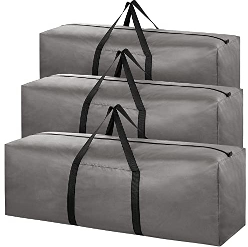 3 pacco Borsone da viaggio di grande capacità, grande Holdall pieghevole pesante 600D sacco da bagagli a tessuto di Oxford con navoni per il campeggio in movimento