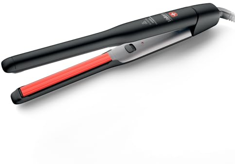 Valera, Swiss'X Volumissima, schmales Krepp- und Welleneisen, Profi-Gerät aus Keramik, wärmeisolierende Spitzen, Ein-/Ausschalttaste, 3m Kabel, 230°C, Swiss Made