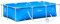 DecHome - Piscina Fuoriterra con Telaio Autoportante Rigida Rettangolare con Filtro e Valvola in Acciaio e PVC 252x152x65 cm, Blu