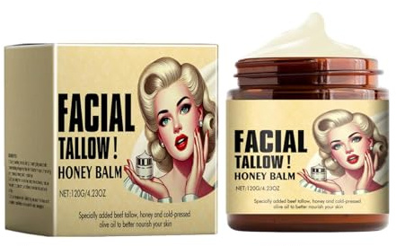 Cuidado De La Piel Con Sebo De Res, Crema De Sebo Profundamente Hidratante, Crema Hidratante De Bálsamo De Sebo Natural, Crema De Sebo De Res Adecuada Para Hidratar Y Reparar La Piel Sensible, 140 G