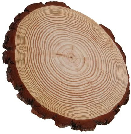 Pietra da Giardino in Legno 12 Pollici, Beige, 1 Pezzo