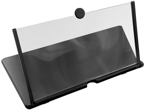 Flaroey Lente d'Ingrandimento per Schermo da 16 Pollici Amplificatore per Lo Schermo del Cellulare Estrai L'Amplificatore del Cellulare Lente d'Ingrandimento per Schermo Porta Cellulare A
