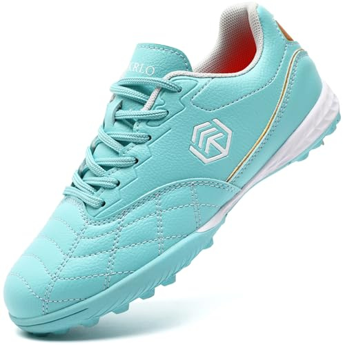 PiDaGlobal Scarpe da calcio per bambini e ragazze Club Firm Ground Scarpe da calcio Astro Turf Formatori Atletica Sport Futsal Scarpe Adolescenti Professione Competizione Indoor Outdoor Sneakers